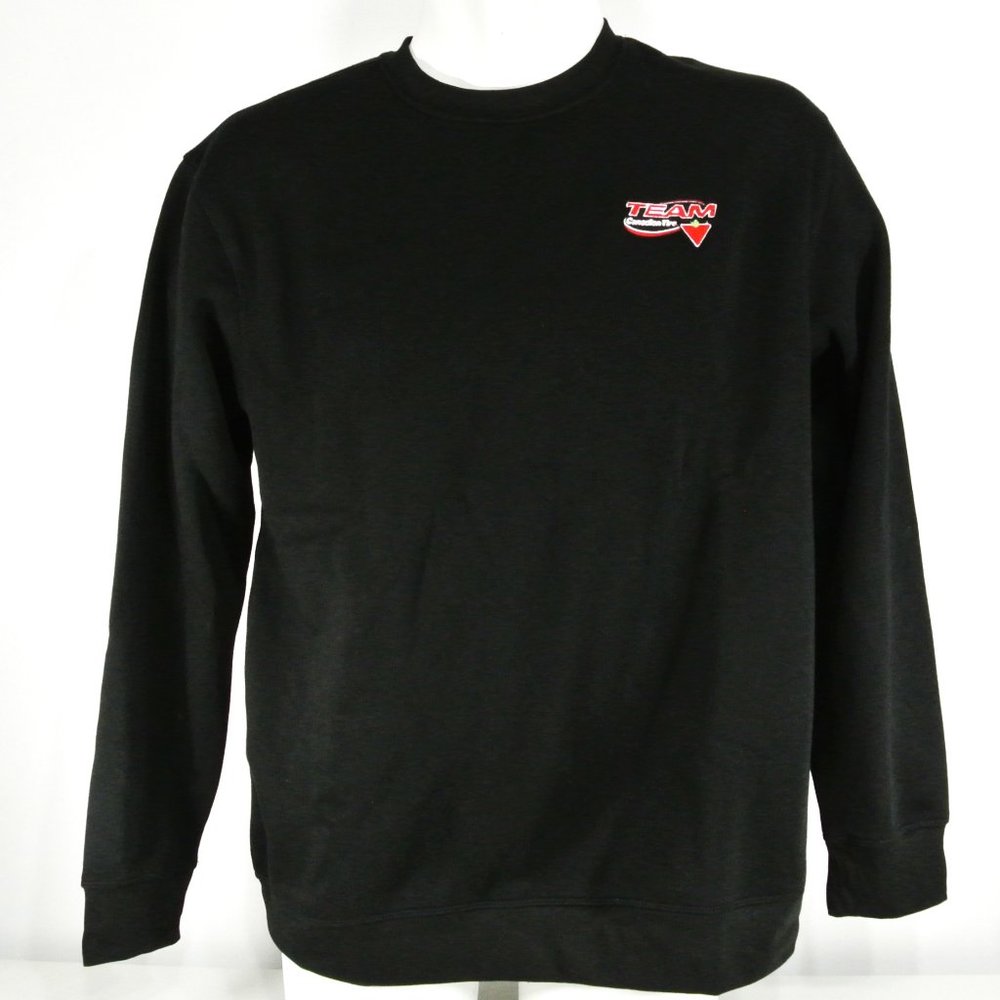 CANADIAN TIRE Team Store Employee Uniform Black Sweatshirt Shirt Size XL
